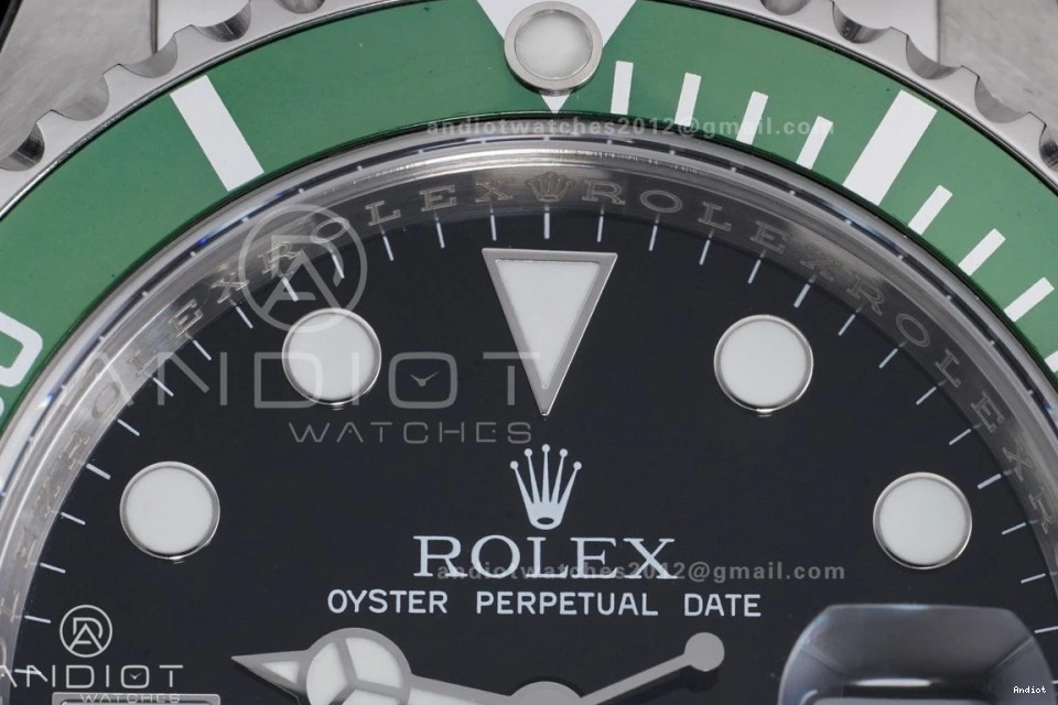 Edition LV 16610 Green 1:1 on Submariner SS 904L SH3135 Kermit Steel Bracelet TMF Best 0309